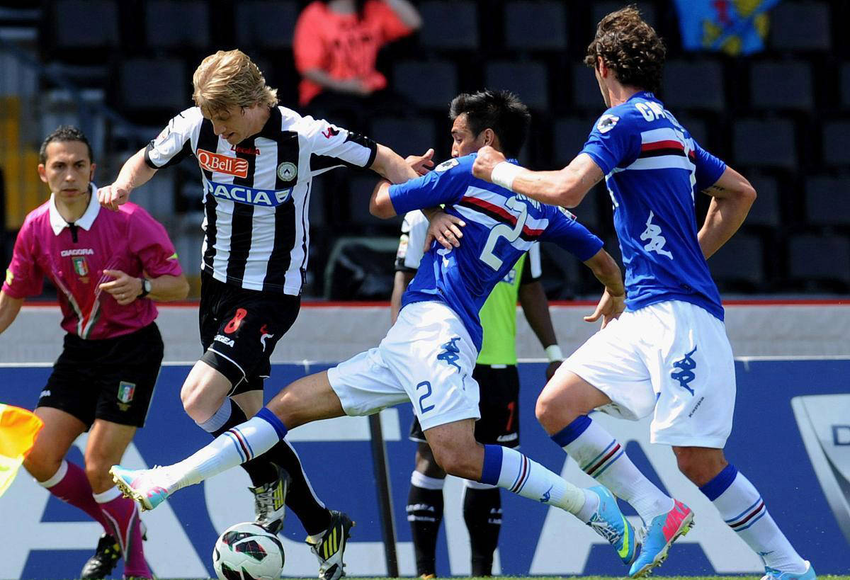 乌迪内斯连续五场不胜，陷入降级危机的简单介绍